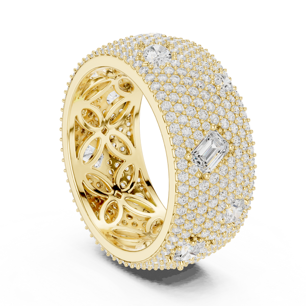 Woodland path Lab Grown Diamond Princess Cut Ring