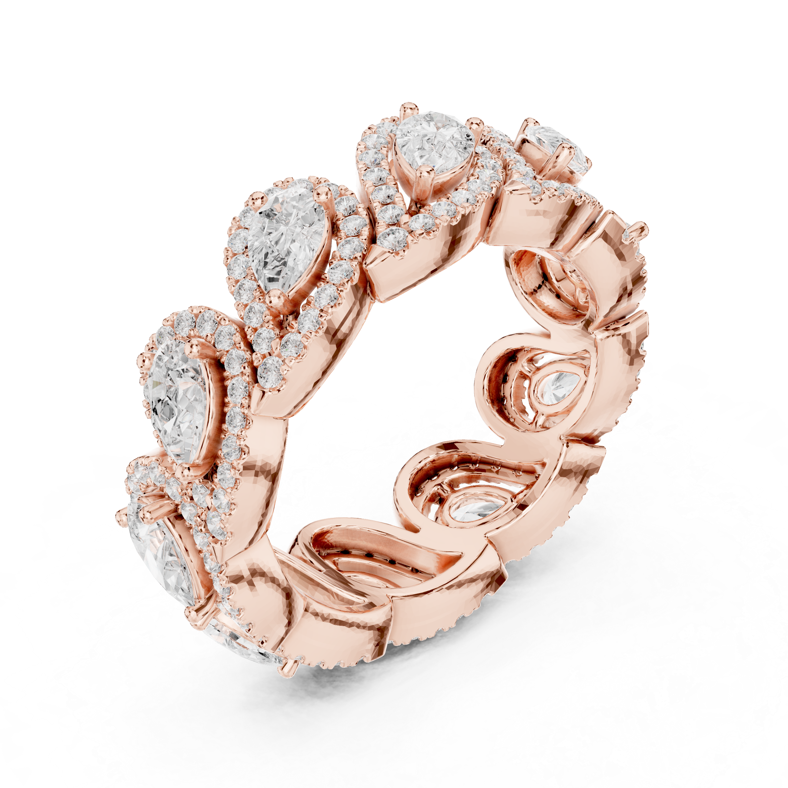 Twilight Veil Lab Grown Diamond Vintage Filigree Ring