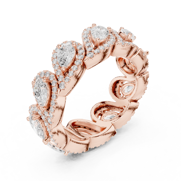 Twilight Veil Lab Grown Diamond Vintage Filigree Ring