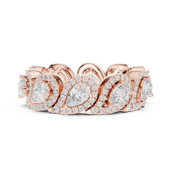 Twilight Veil Lab Grown Diamond Vintage Filigree Ring