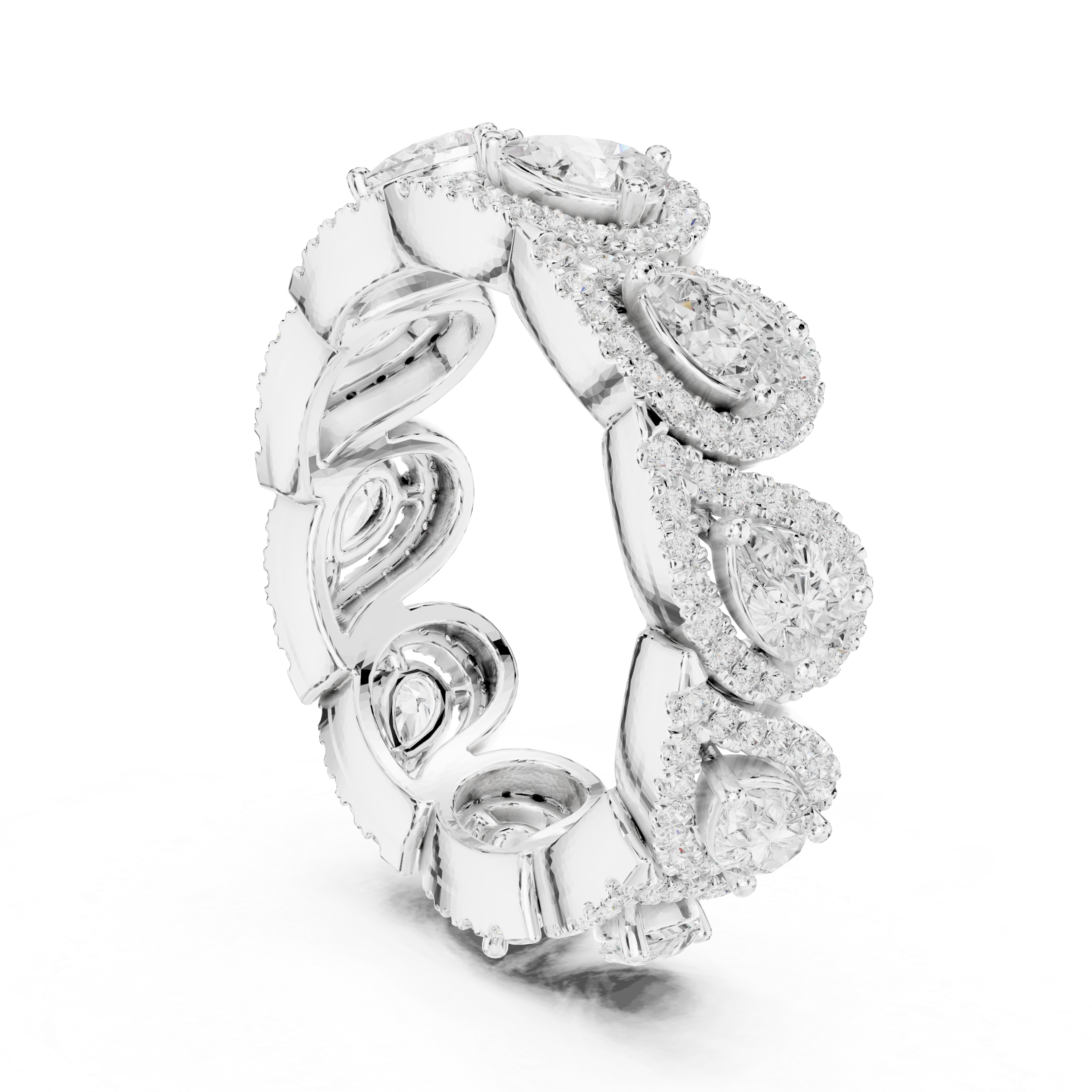 Twilight Veil Lab Grown Diamond Vintage Filigree Ring