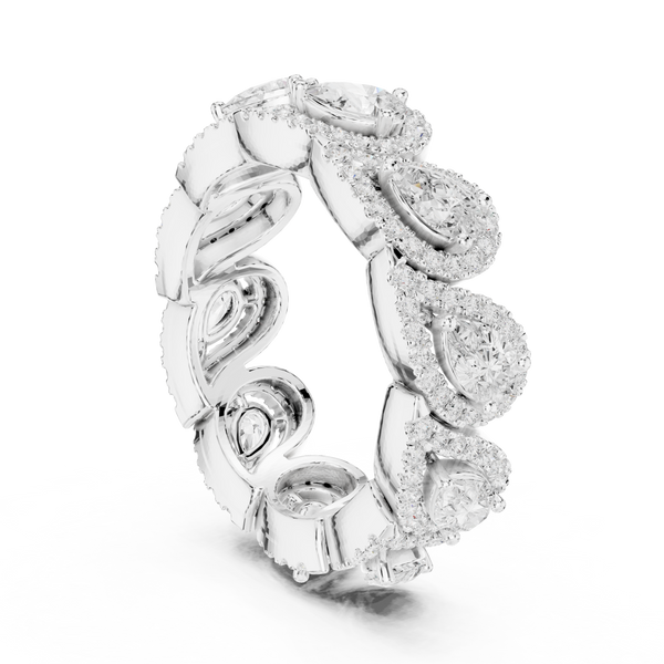 Twilight Veil Lab Grown Diamond Vintage Filigree Ring