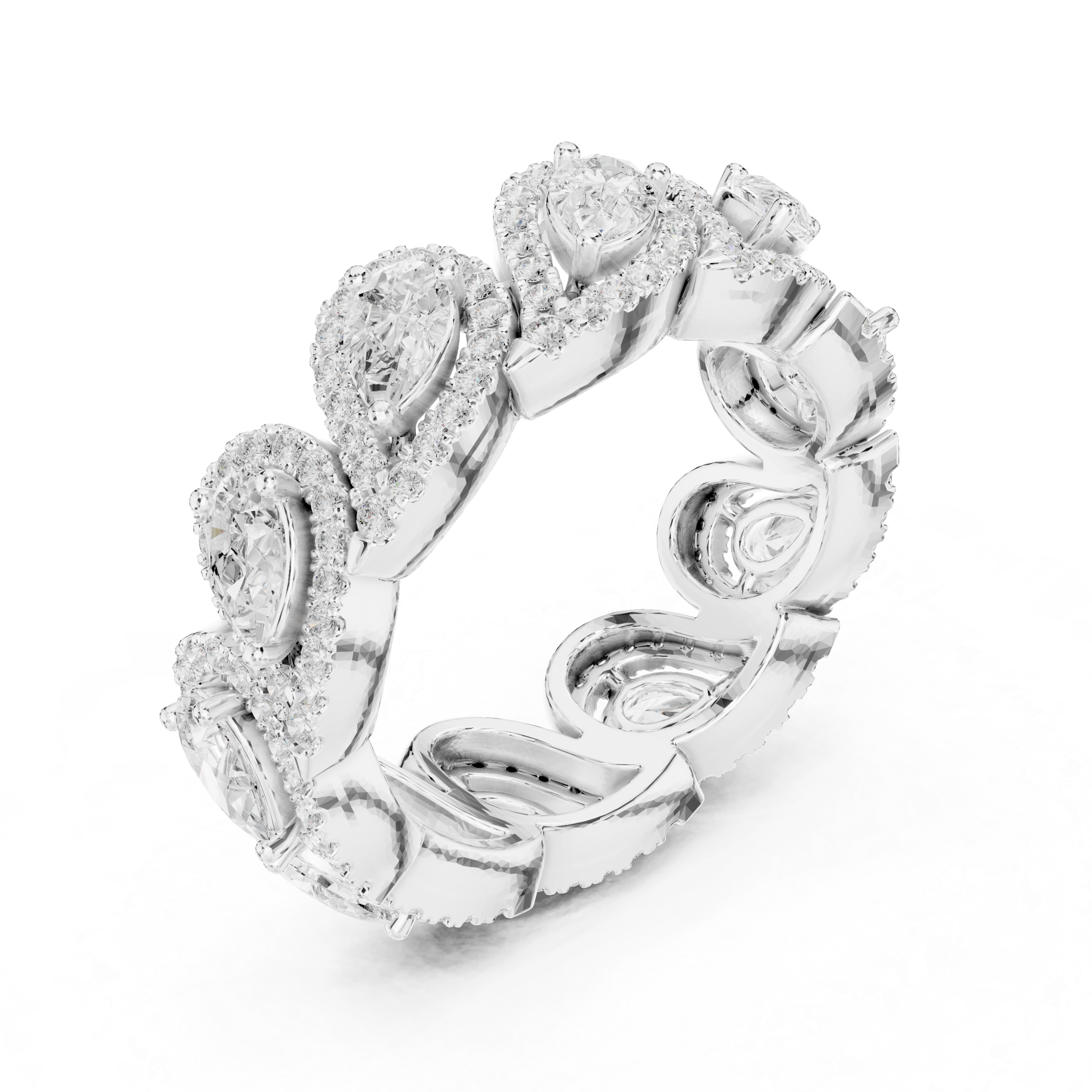 Twilight Veil Lab Grown Diamond Vintage Filigree Ring