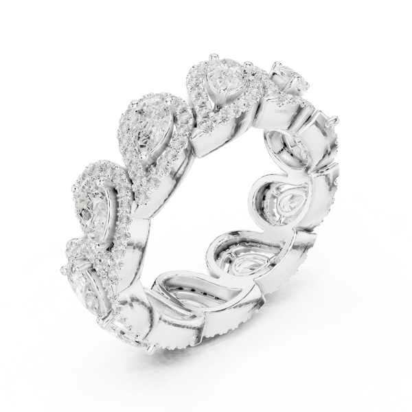 Twilight Veil Lab Grown Diamond Vintage Filigree Ring