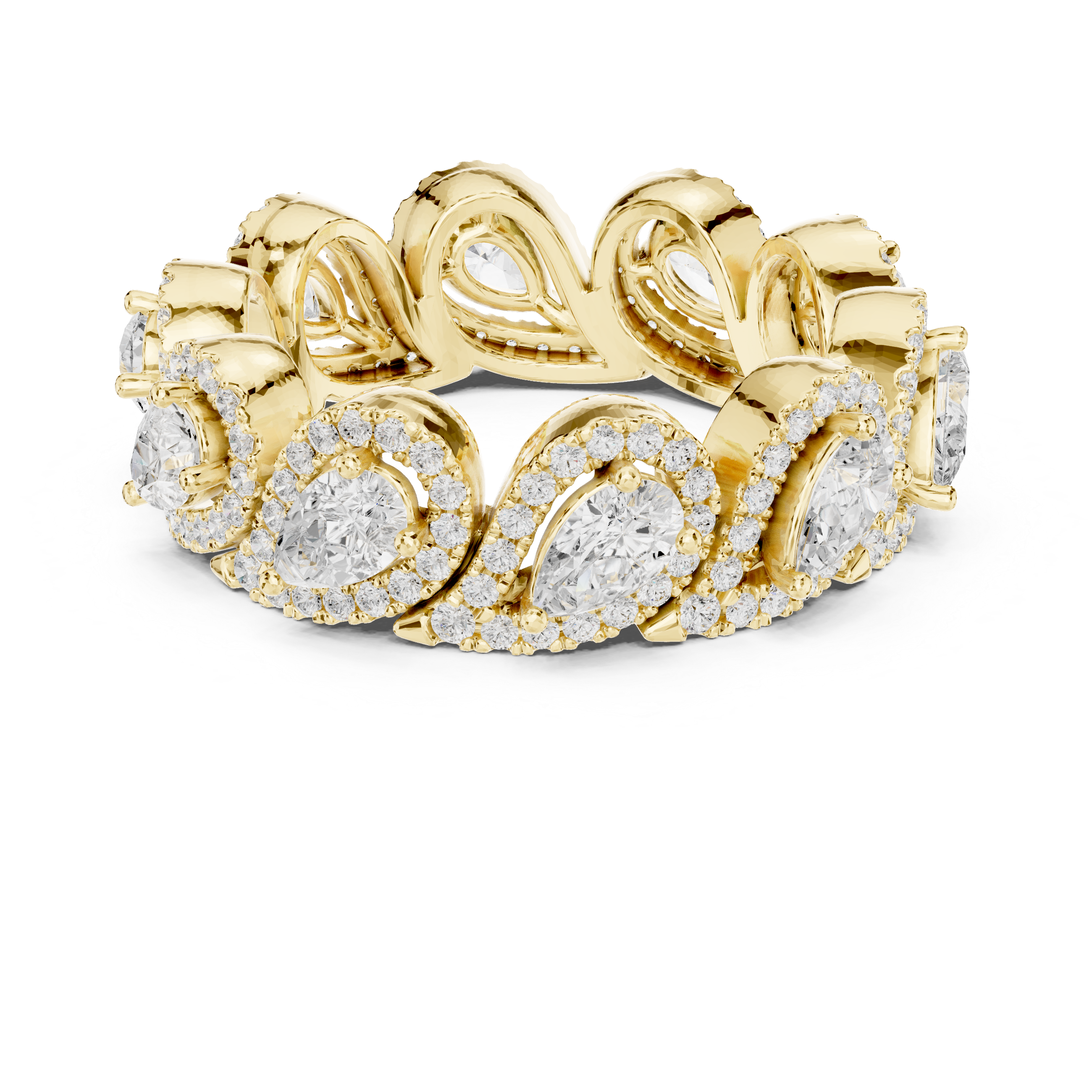 Twilight Veil Lab Grown Diamond Vintage Filigree Ring