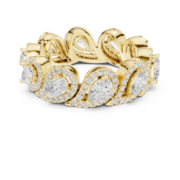 Twilight Veil Lab Grown Diamond Vintage Filigree Ring