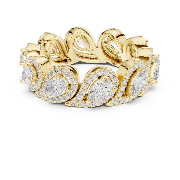 Twilight Veil Lab Grown Diamond Vintage Filigree Ring