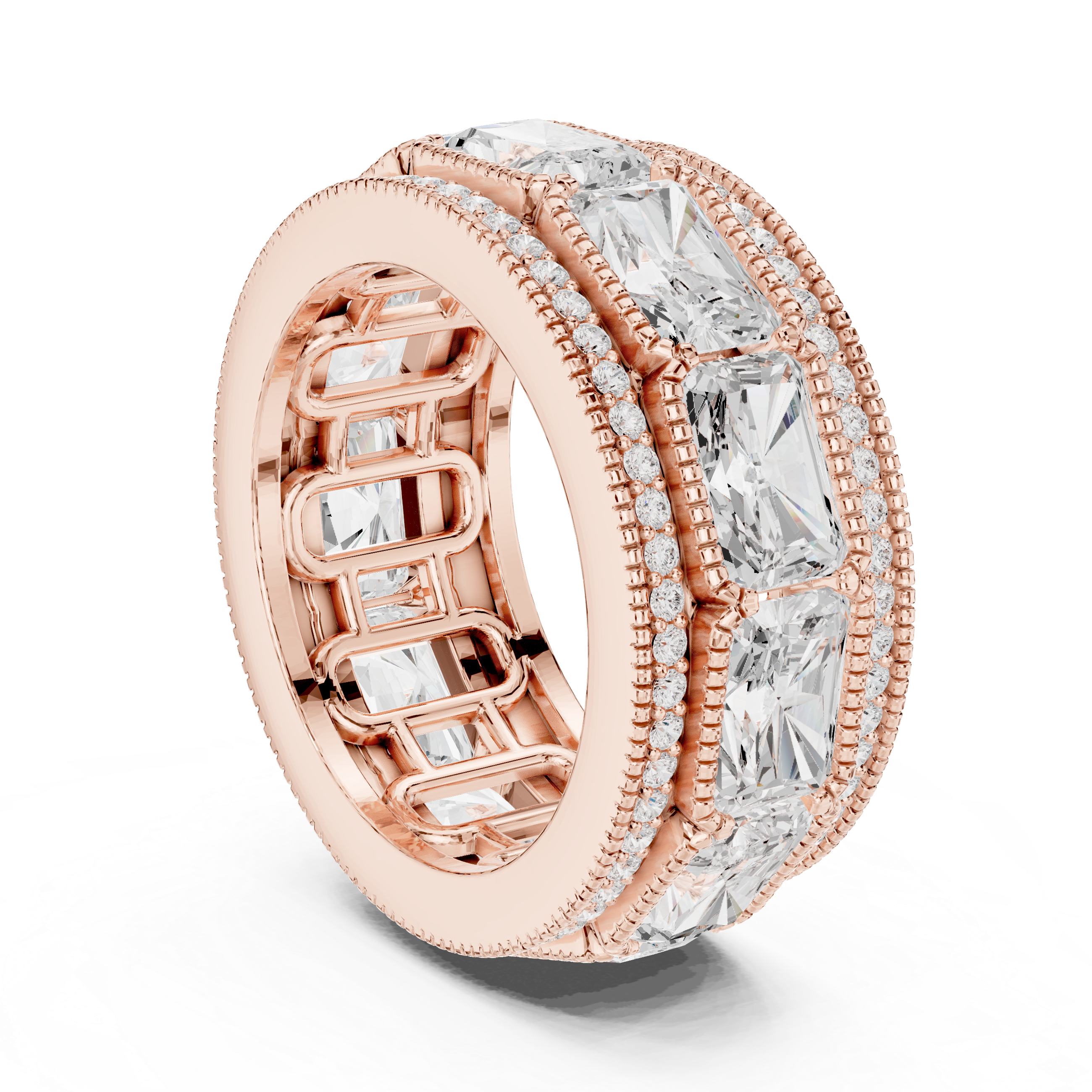 Valley Dew Lab Grown Diamond Contour Stack Ring