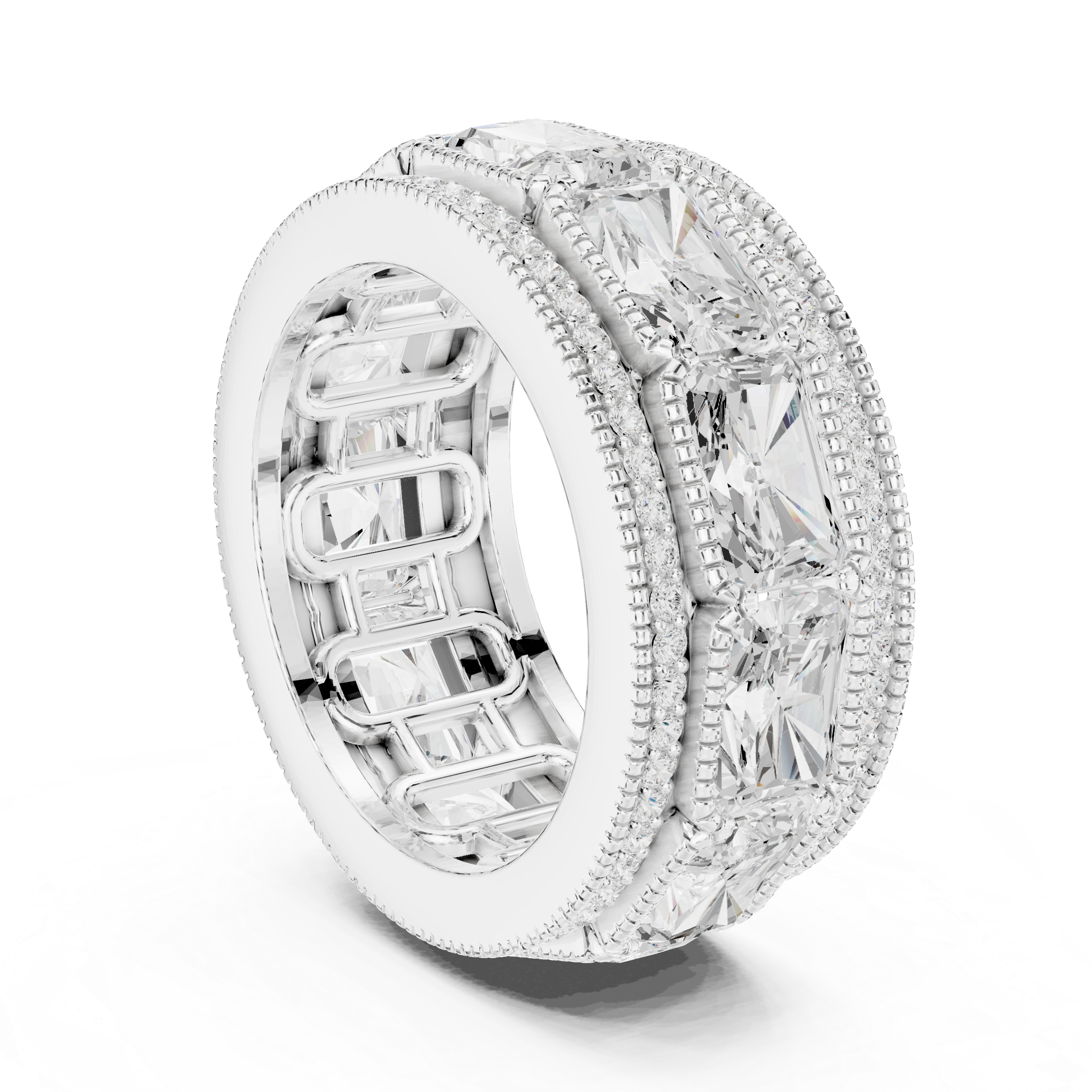 Valley Dew Lab Grown Diamond Contour Stack Ring