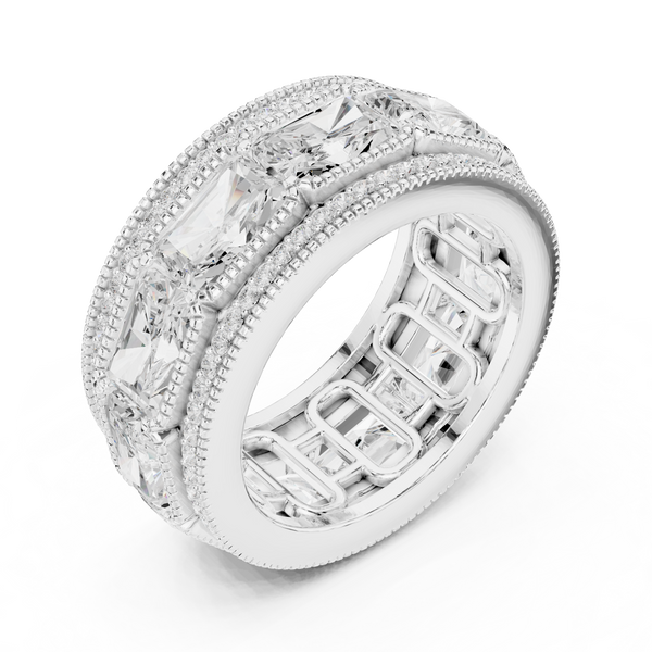 Valley Dew Lab Grown Diamond Contour Stack Ring