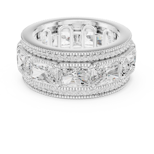 Valley Dew Lab Grown Diamond Contour Stack Ring