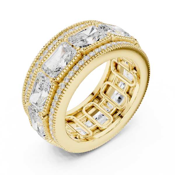 Valley Dew Lab Grown Diamond Contour Stack Ring