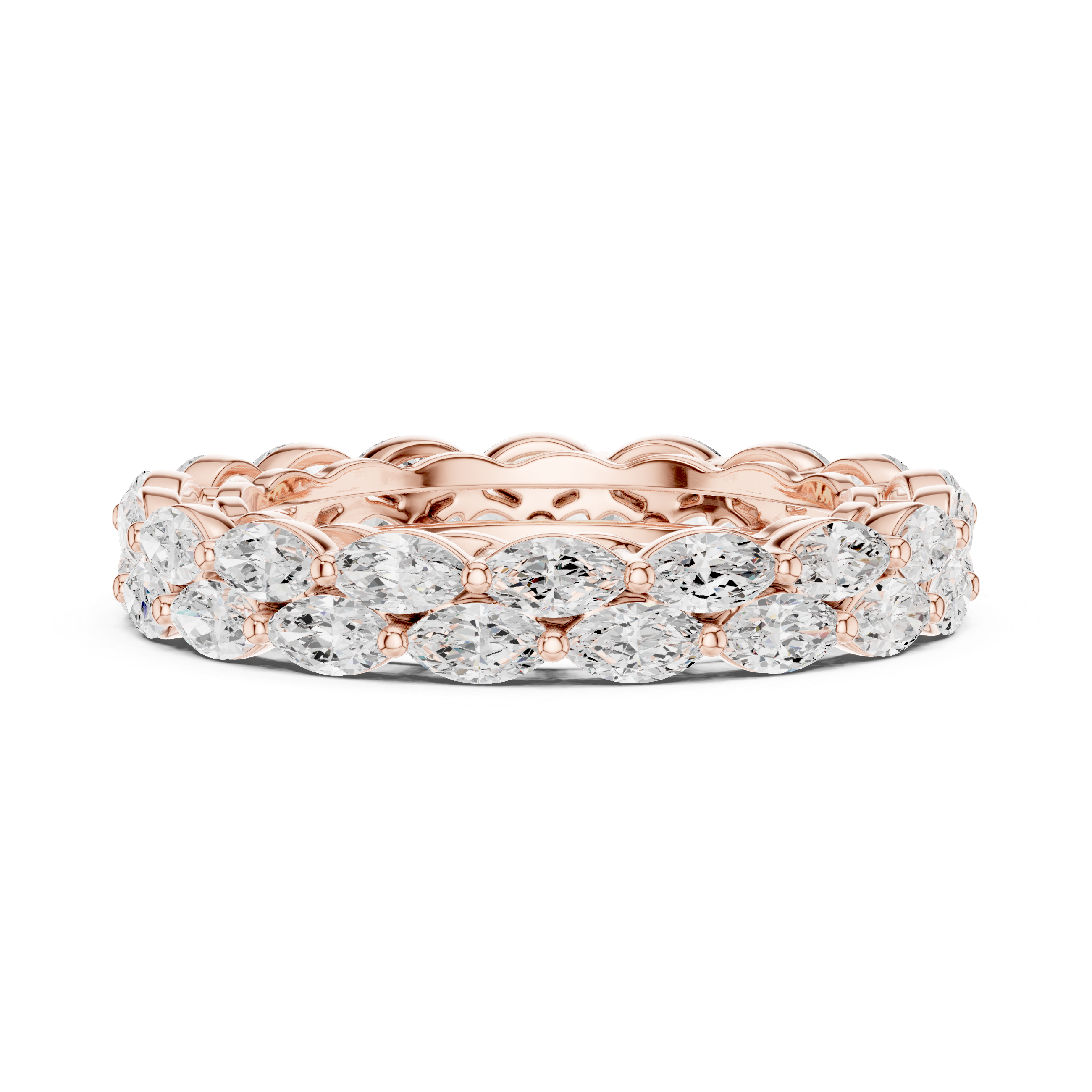 Ivy Vine Lab Grown Diamond Tapered Trio Ring