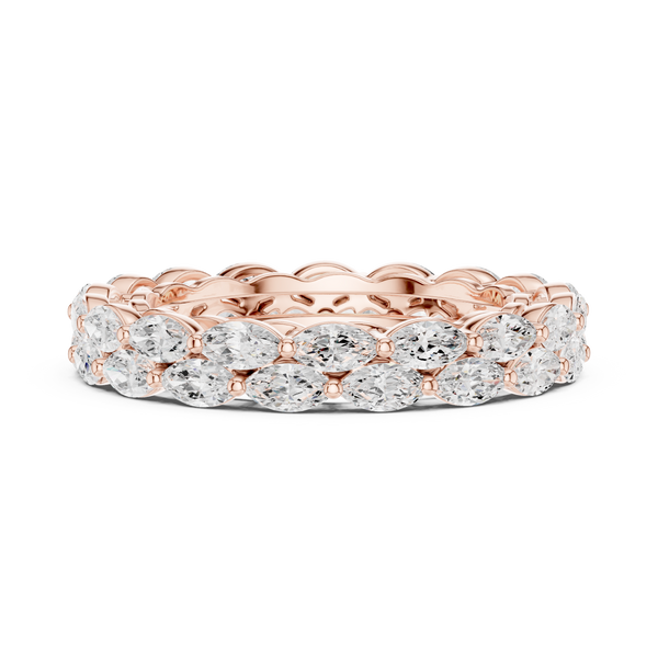 Ivy Vine Lab Grown Diamond Tapered Trio Ring