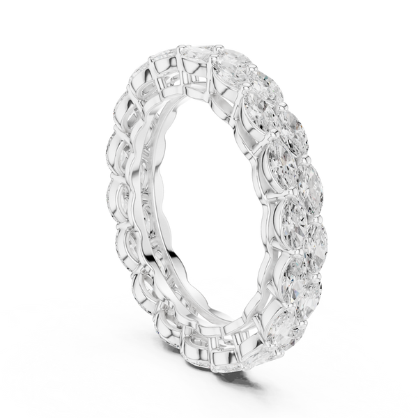 Ivy Vine Lab Grown Diamond Tapered Trio Ring