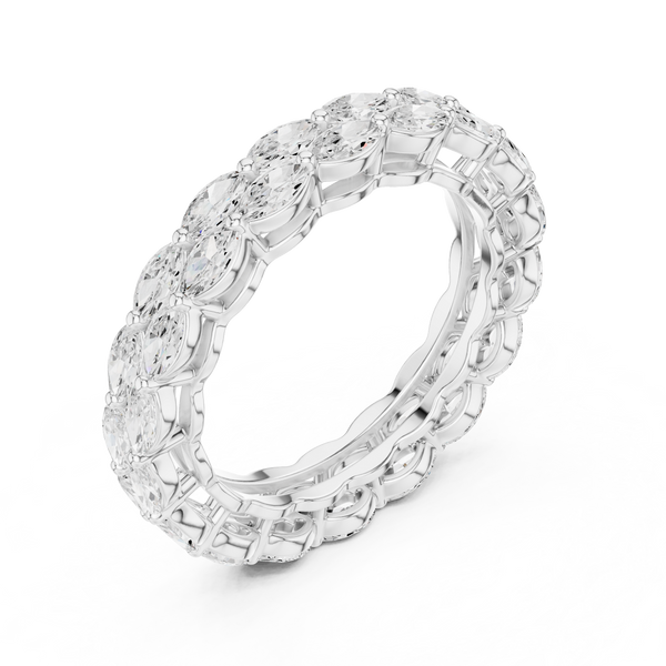 Ivy Vine Lab Grown Diamond Tapered Trio Ring