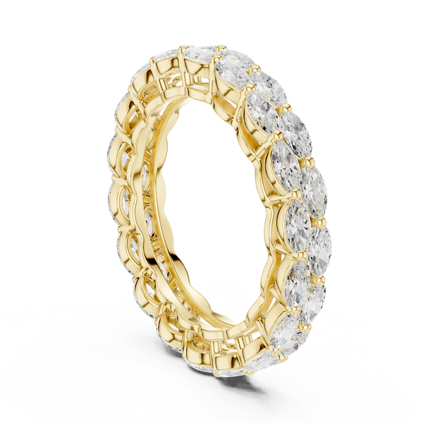 Ivy Vine Lab Grown Diamond Tapered Trio Ring