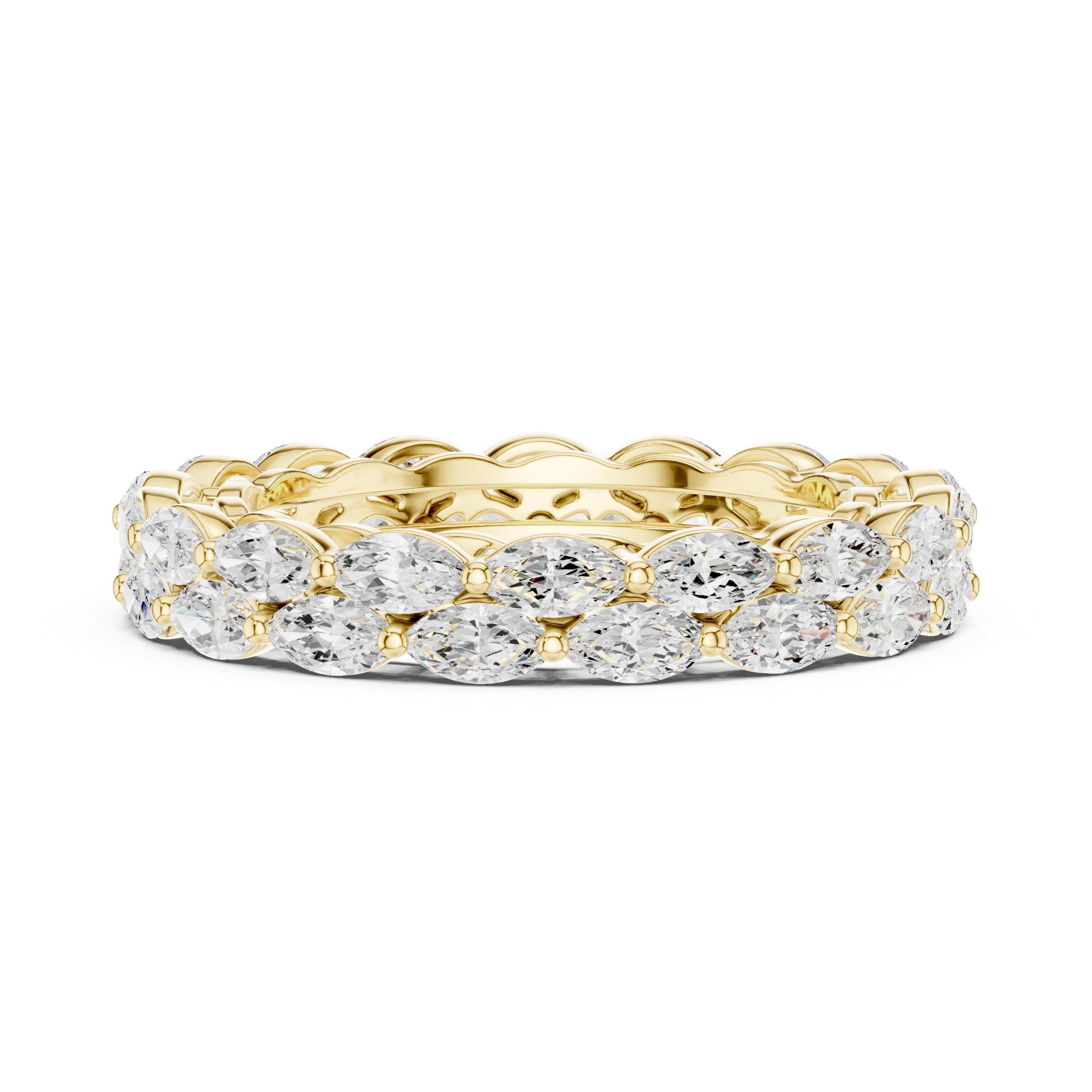 Ivy Vine Lab Grown Diamond Tapered Trio Ring
