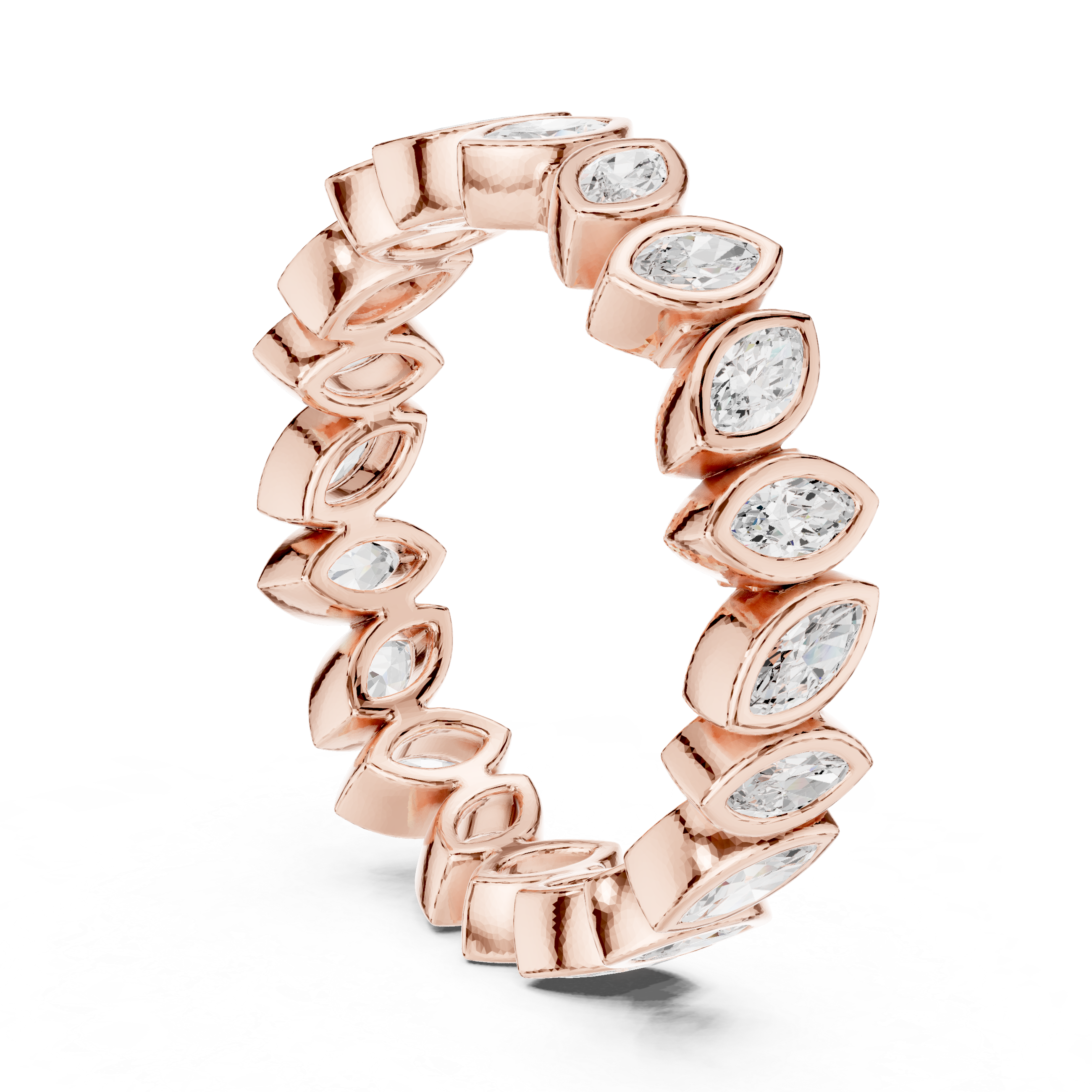 Blue Lupin Lab Grown Diamond Botanical Halo Ring