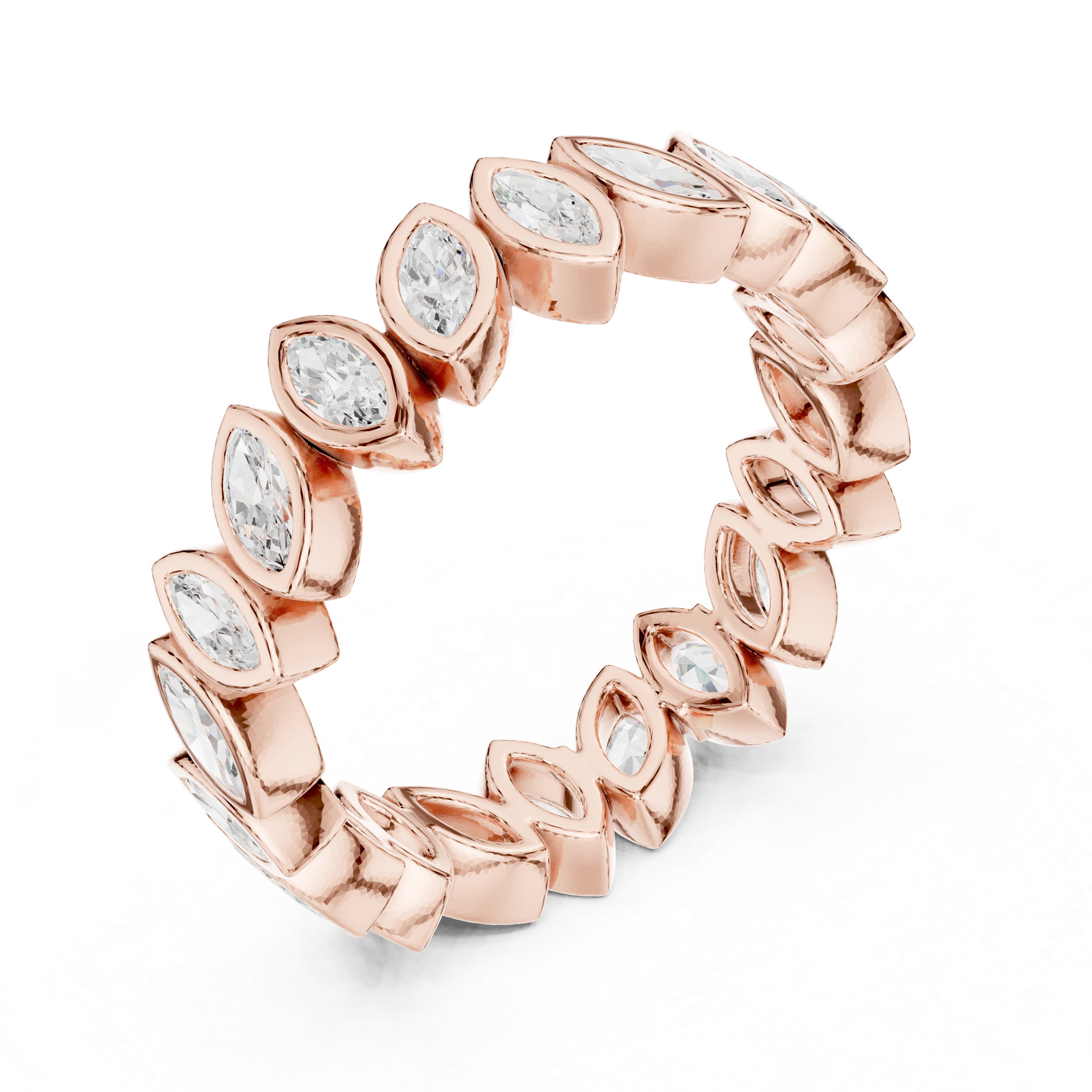 Blue Lupin Lab Grown Diamond Botanical Halo Ring