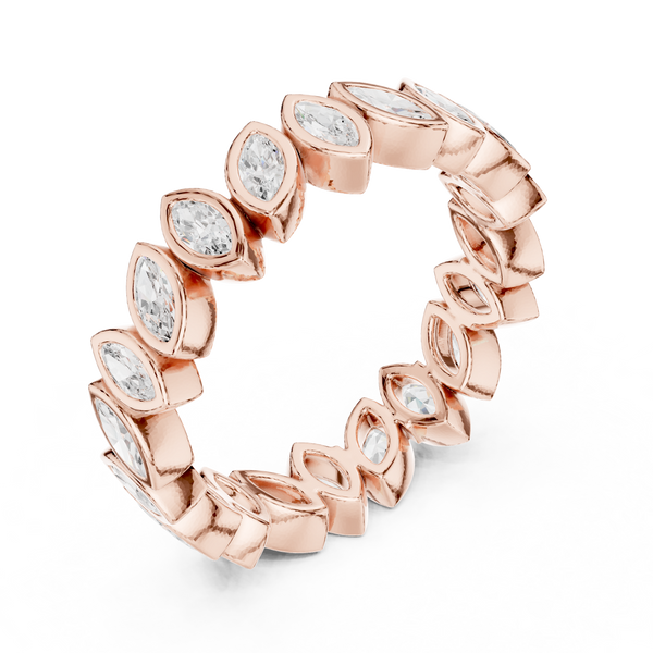 Blue Lupin Lab Grown Diamond Botanical Halo Ring