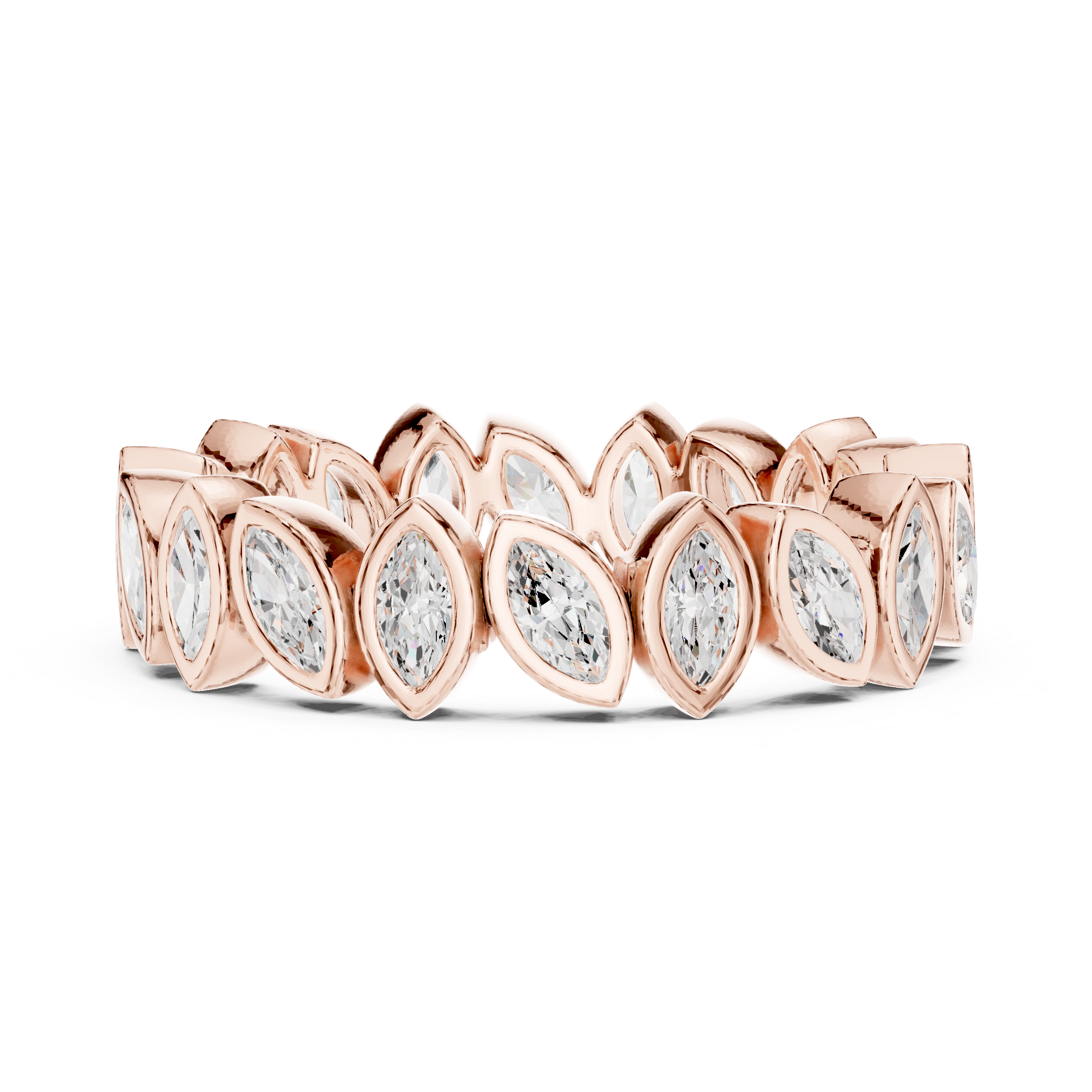 Blue Lupin Lab Grown Diamond Botanical Halo Ring