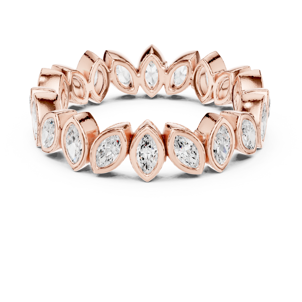 Blue Lupin Lab Grown Diamond Botanical Halo Ring