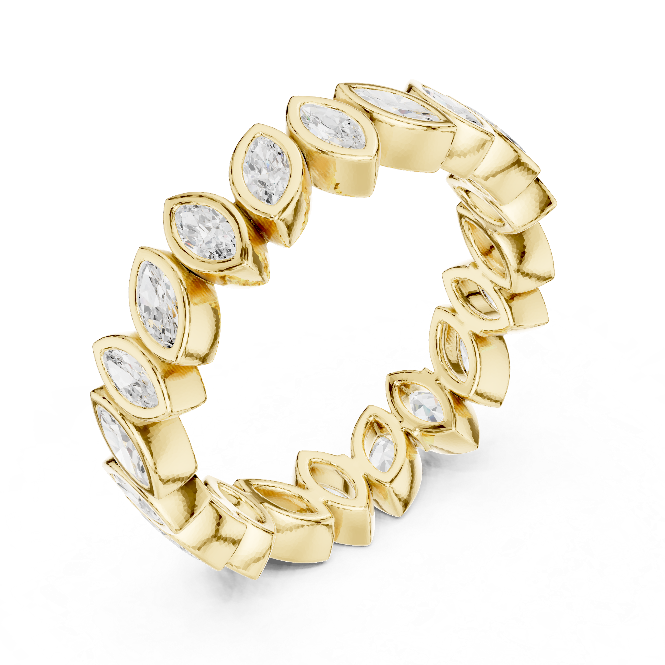 Blue Lupin Lab Grown Diamond Botanical Halo Ring