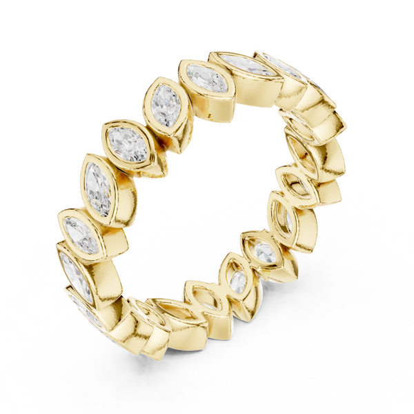 Blue Lupin Lab Grown Diamond Botanical Halo Ring