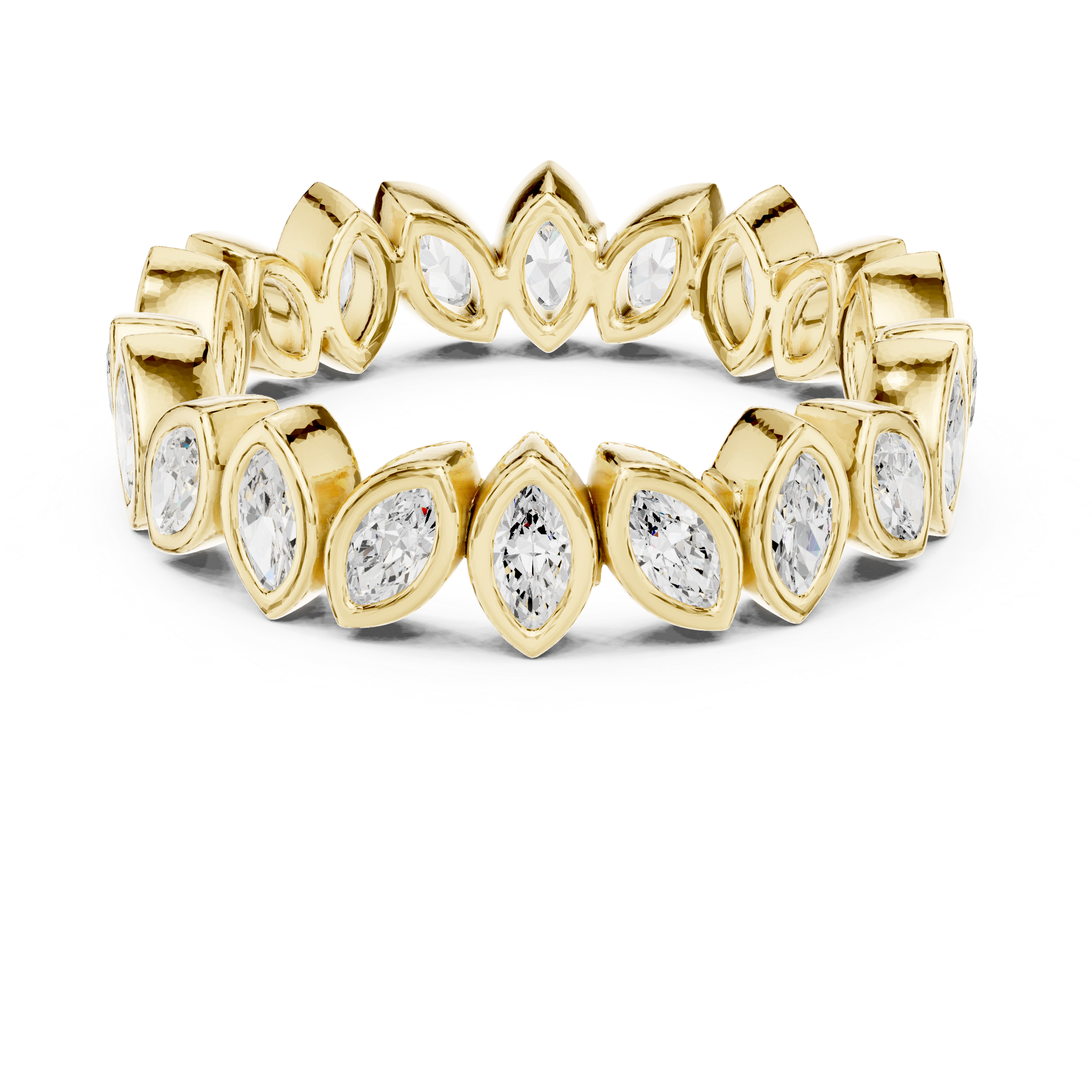 Blue Lupin Lab Grown Diamond Botanical Halo Ring