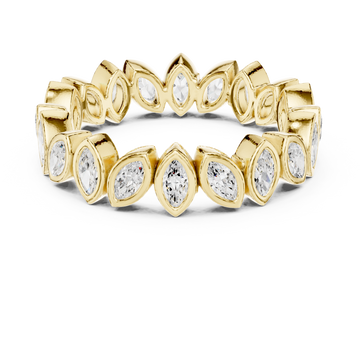 Blue Lupin Lab Grown Diamond Botanical Halo Ring