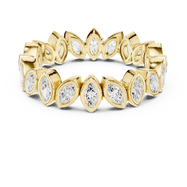 Blue Lupin Lab Grown Diamond Botanical Halo Ring