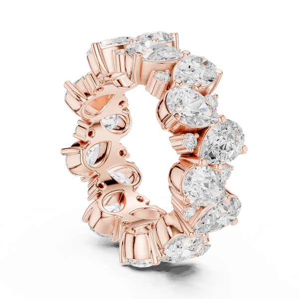 Ocean Trace Lab Grown Diamond Split Shank Ring