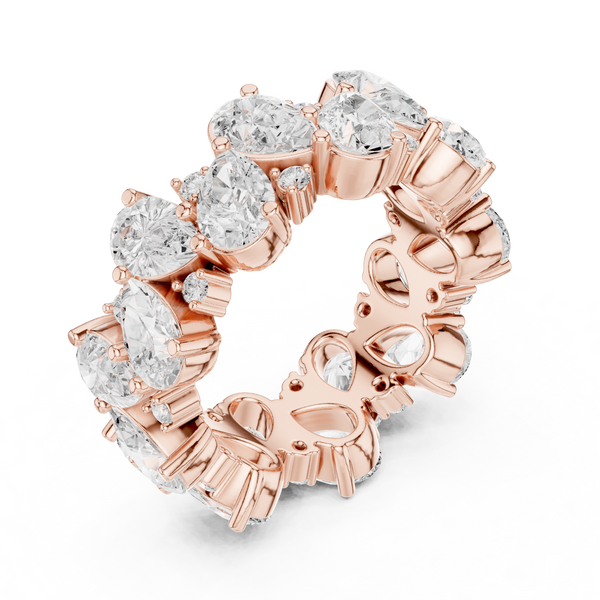 Ocean Trace Lab Grown Diamond Split Shank Ring