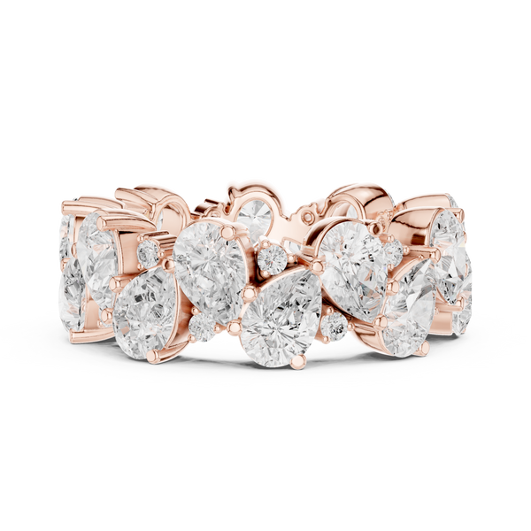 Ocean Trace Lab Grown Diamond Split Shank Ring