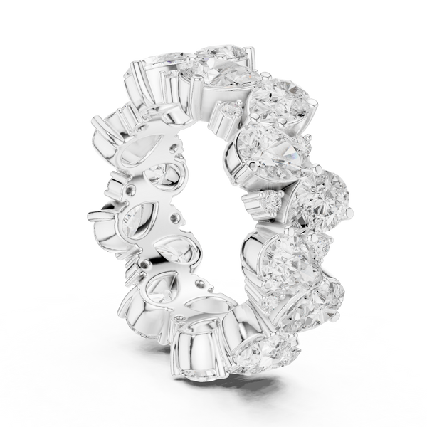 Ocean Trace Lab Grown Diamond Split Shank Ring