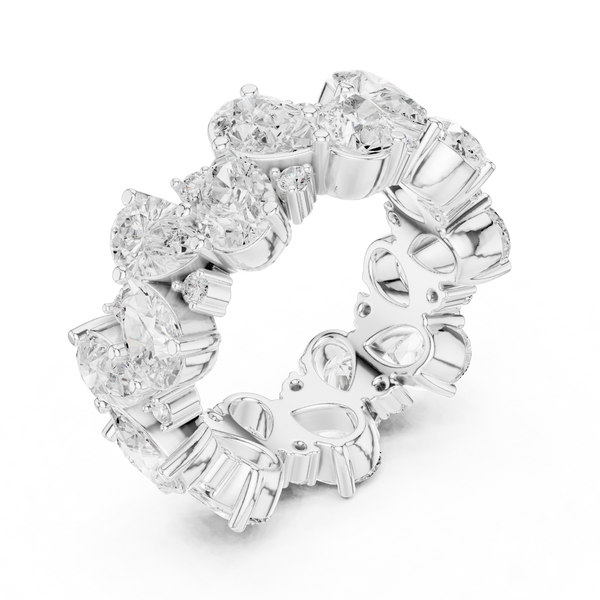 Ocean Trace Lab Grown Diamond Split Shank Ring