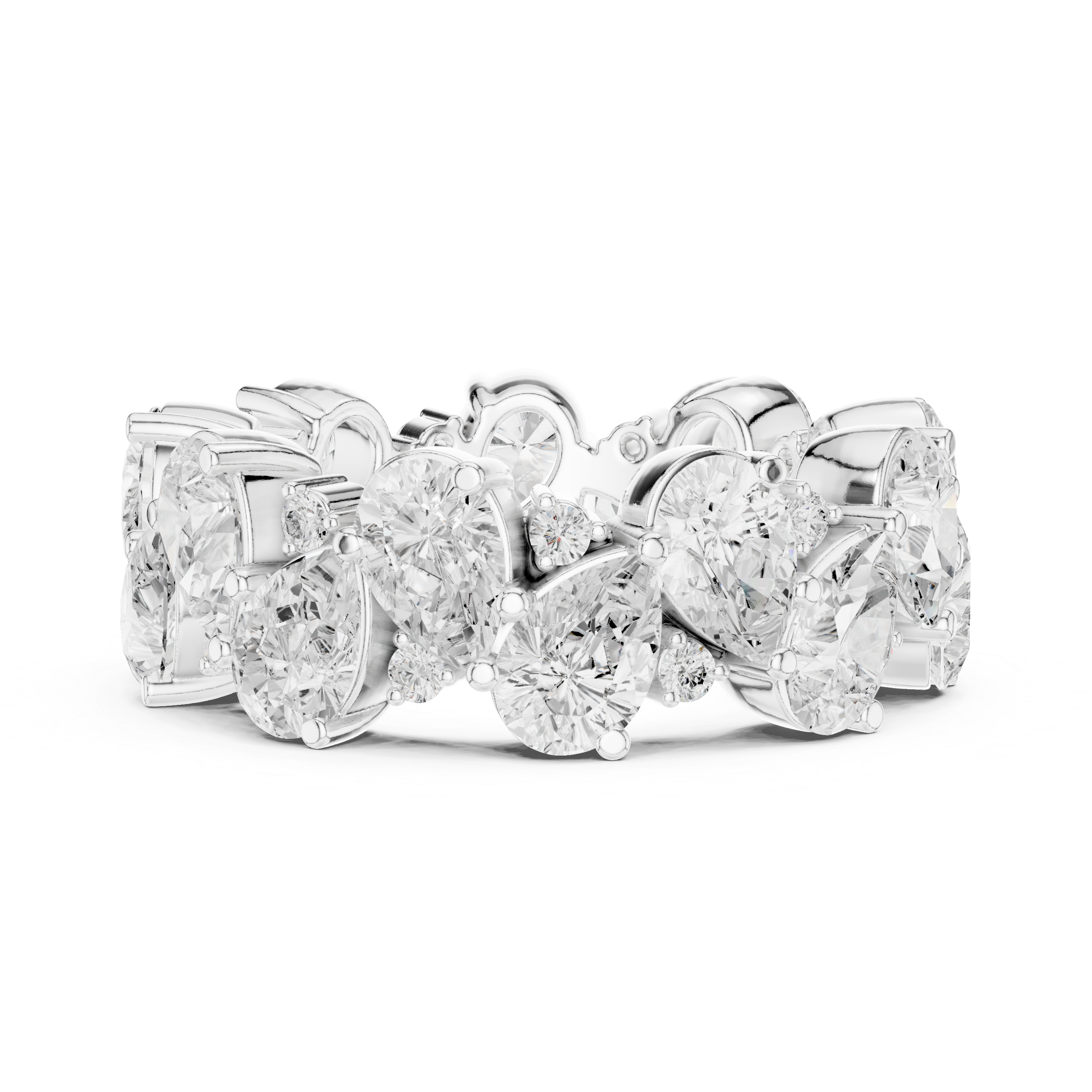 Ocean Trace Lab Grown Diamond Split Shank Ring