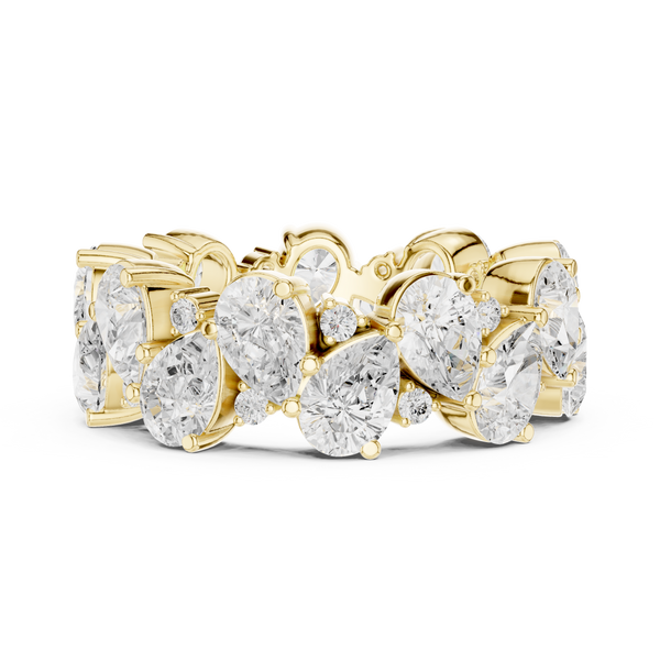 Ocean Trace Lab Grown Diamond Split Shank Ring