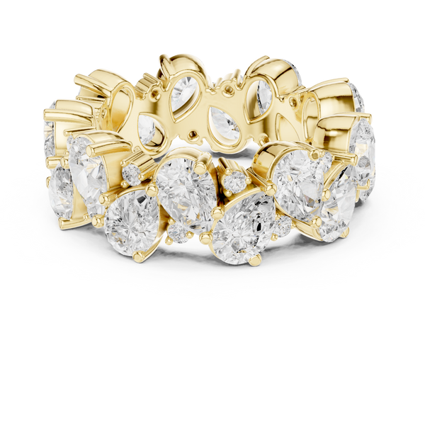 Ocean Trace Lab Grown Diamond Split Shank Ring