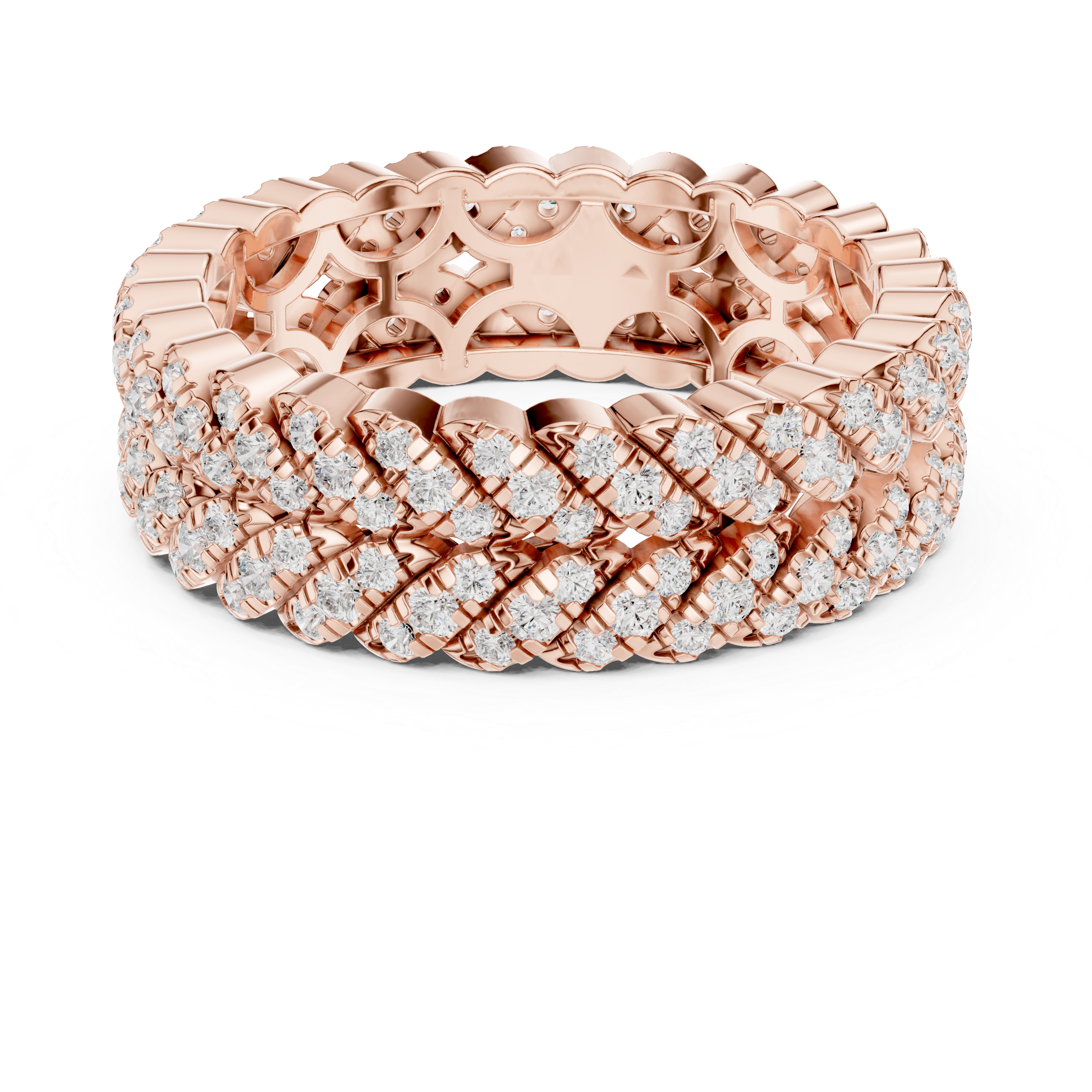 Wheat Sheaf Lab Grown Diamond Teardrop Crown Ring