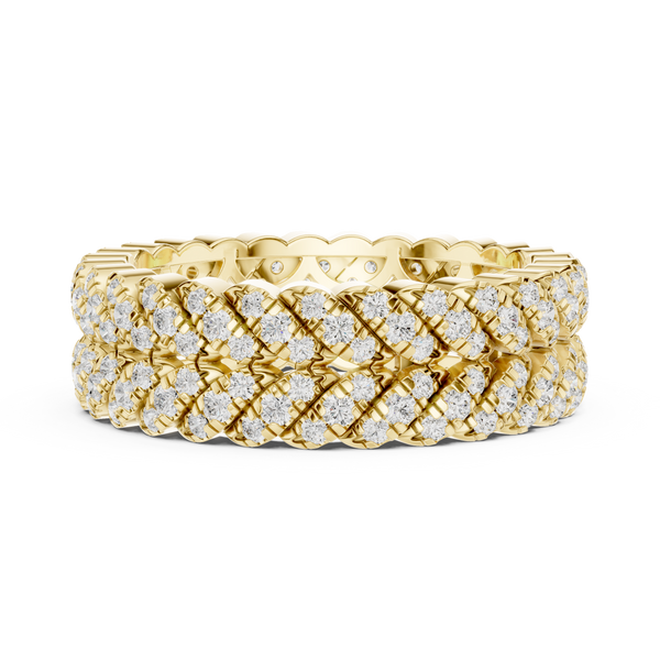 Wheat Sheaf Lab Grown Diamond Teardrop Crown Ring