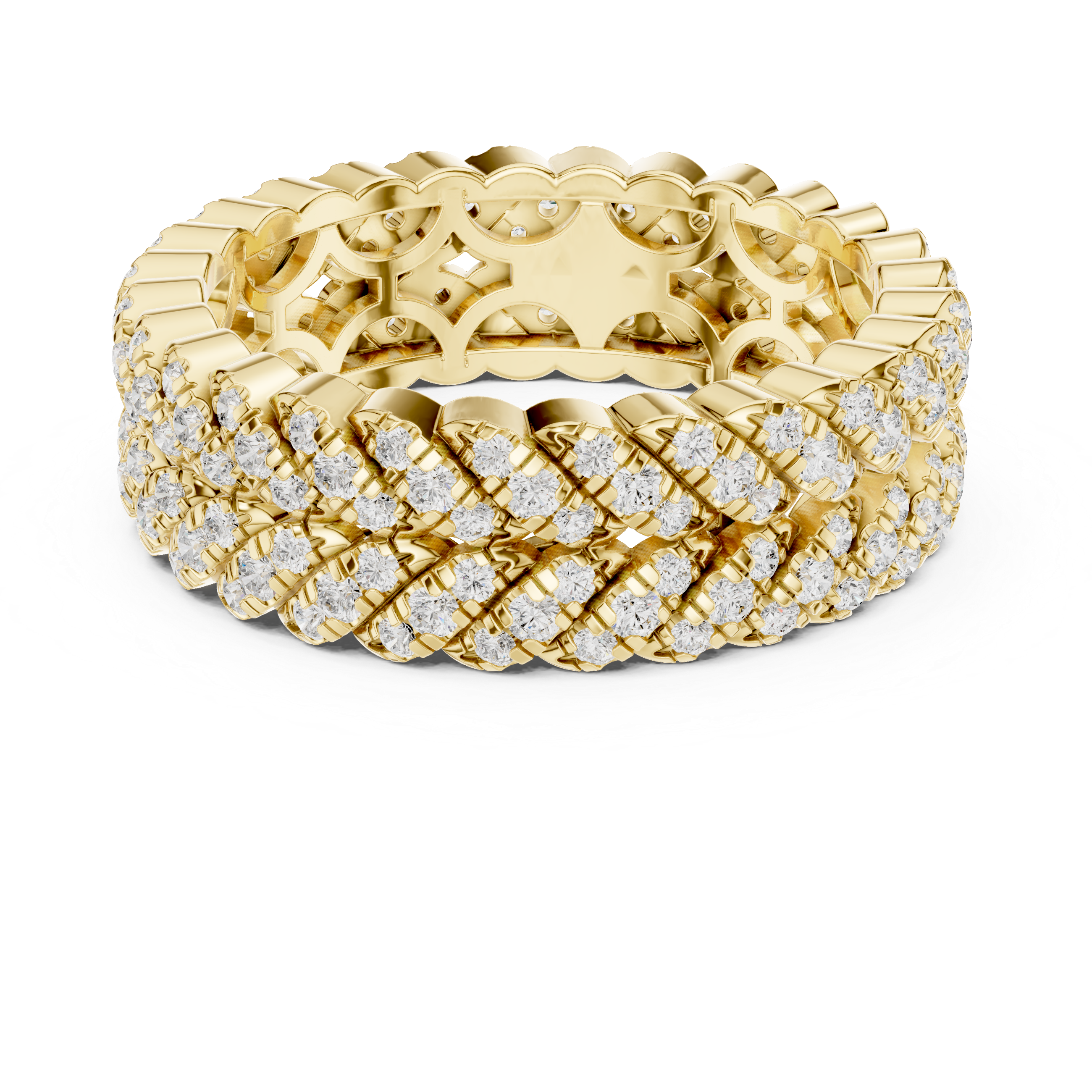 Wheat Sheaf Lab Grown Diamond Teardrop Crown Ring