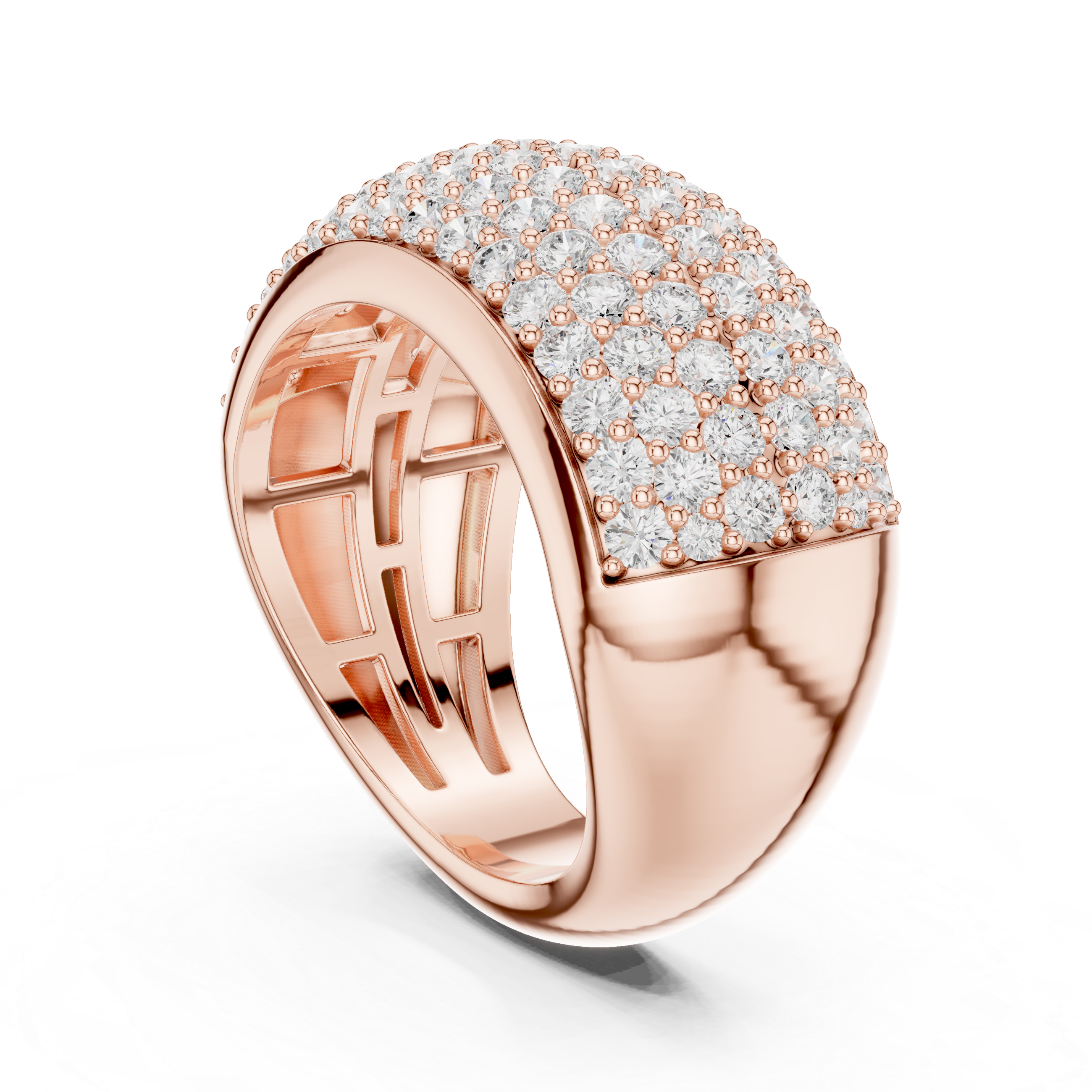 Autumn Leaf Lab Grown Diamond Bezel Solitaire