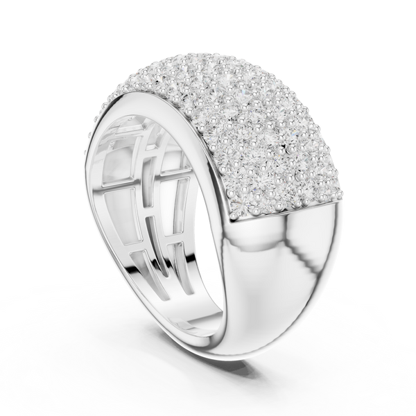 Autumn Leaf Lab Grown Diamond Bezel Solitaire