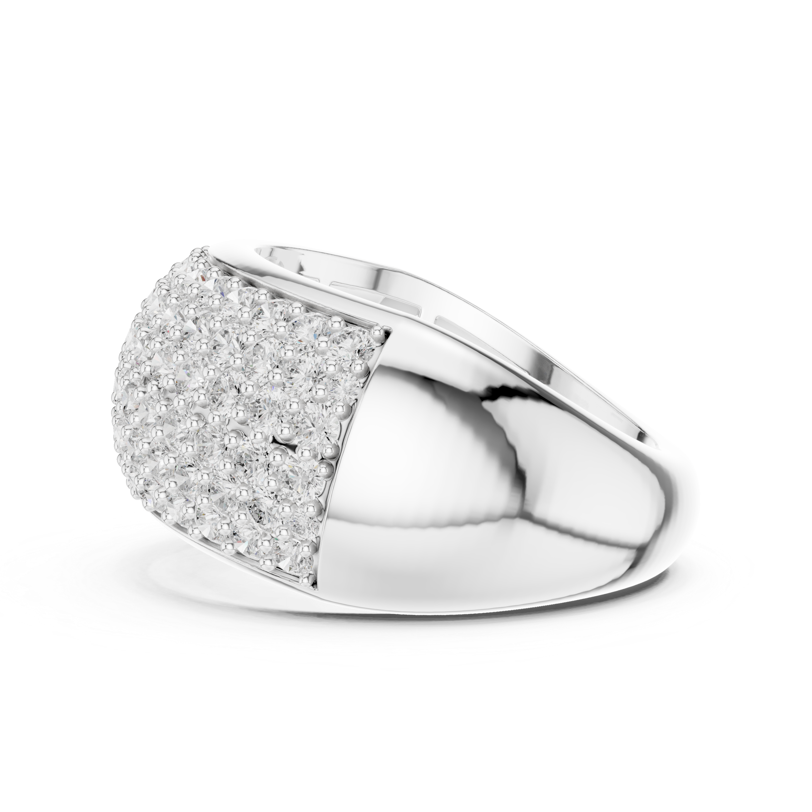 Autumn Leaf Lab Grown Diamond Bezel Solitaire