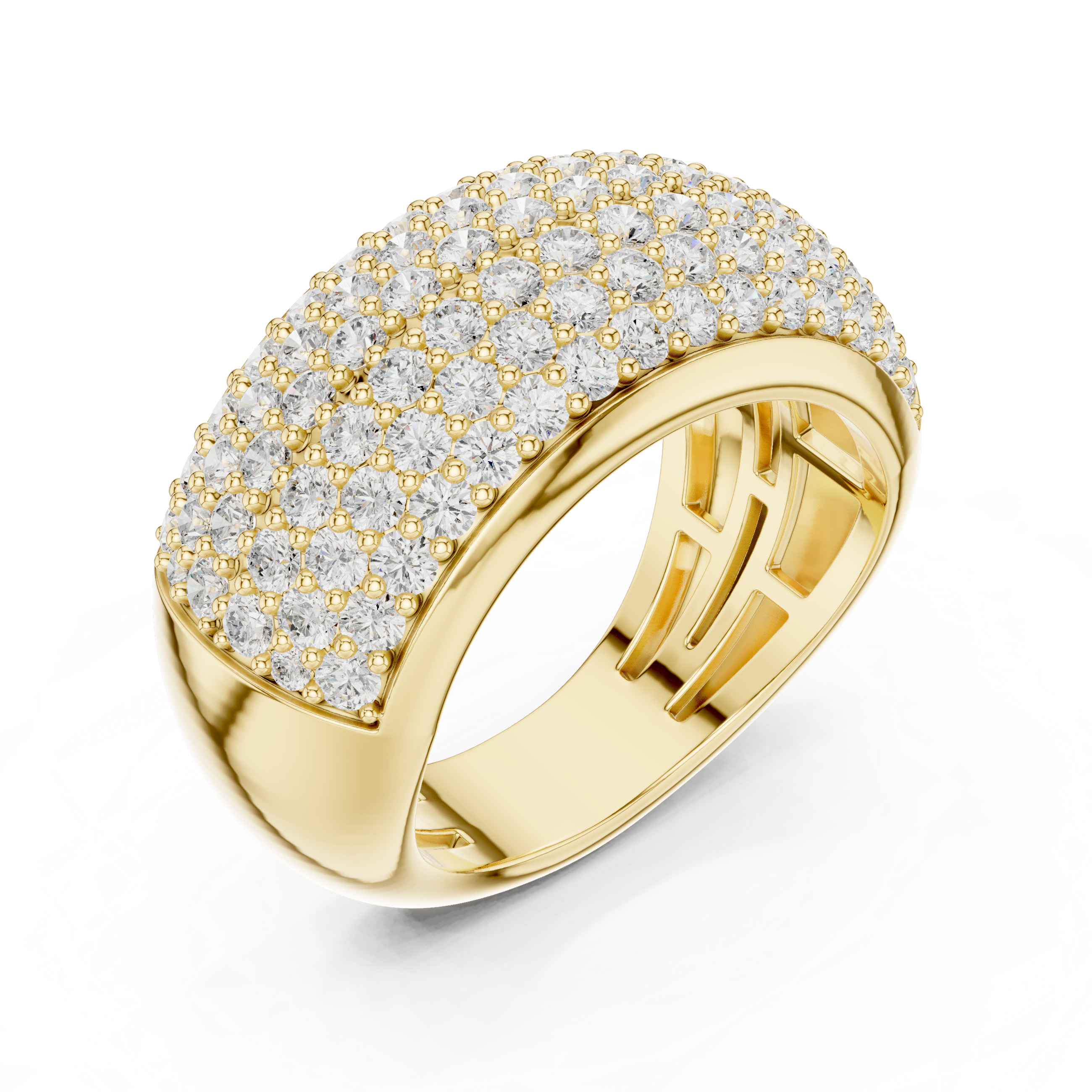 Autumn Leaf Lab Grown Diamond Bezel Solitaire