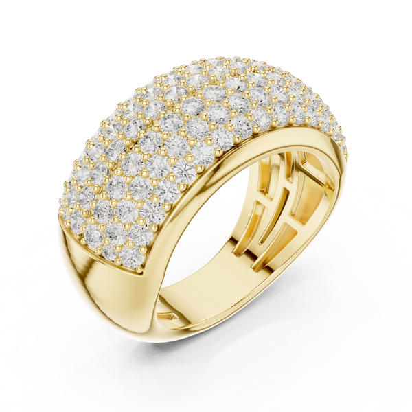 Autumn Leaf Lab Grown Diamond Bezel Solitaire
