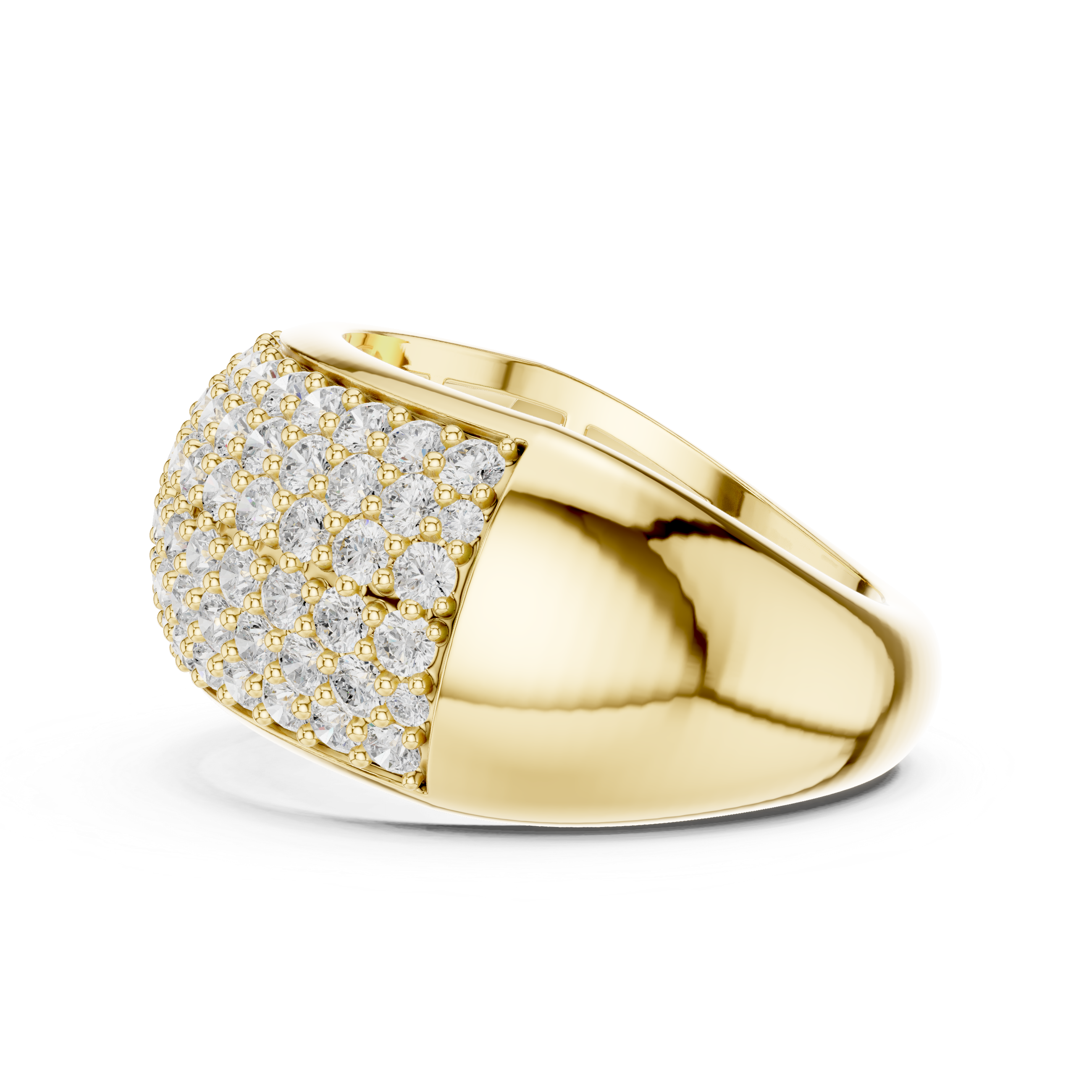 Autumn Leaf Lab Grown Diamond Bezel Solitaire