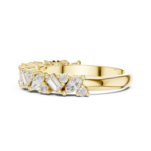 Summit Crest Lab Grown Diamond Intertwined Pave Ring